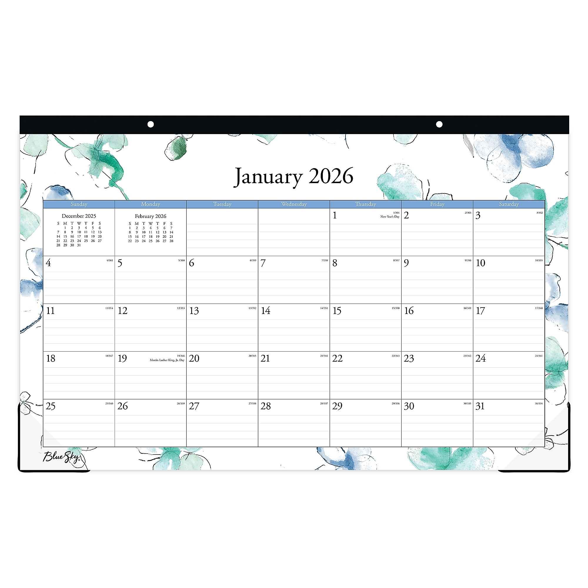 2026 Blue Sky Lindley 17" x 11" Monthly Desk Calendar (100024-26)