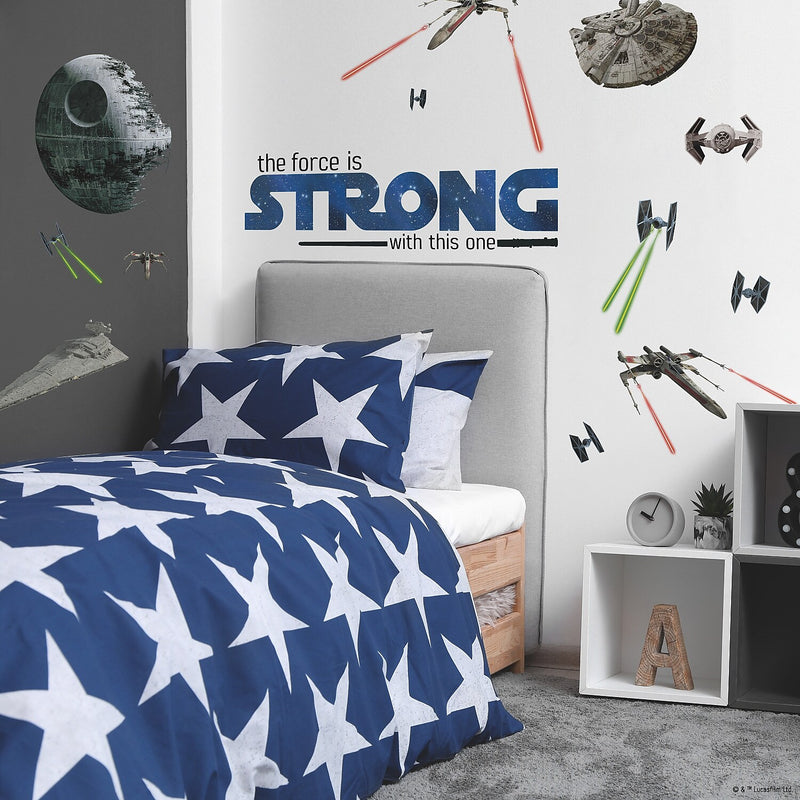 York Wallcoverings Star Wars Classic Spaceships Contemporary Decals, Music, Movies & TV (RMK3012SCS)