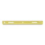 Plastic Ruler, Standard/metric, 12" (30 Cm) Long, Assorted Translucent Colors