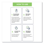 CleanCide Disinfecting Wipes, 1-Ply, 8 x 5.5, Fresh Scent, White, 400/Tub, 4 Tubs/Carton