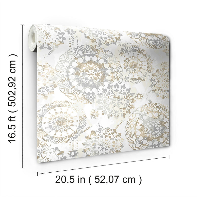 York Wallcoverings Bohemian Peel and Stick Wallpaper (RMK9122WP)