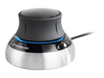 3Dconnexion SpaceMouse Compact Ambidextrous USB Mouse, Black/Silver (3DX-700059)