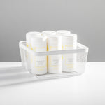 mDesign Steel Organizer, Matte White (25952)