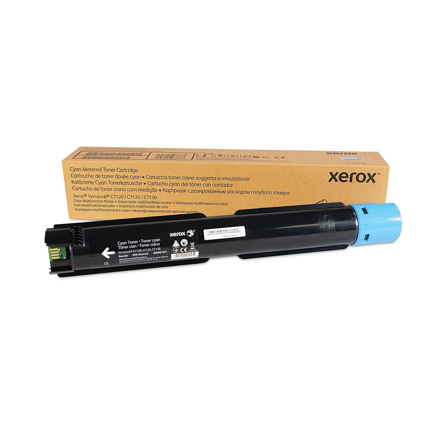 Xerox 006R01825 Cyan Extra High Yield Toner Cartridge, Prints Up to 18,500 Pages