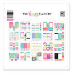 Productivity Multi Accessory Pack, 20 Double-Sided Pre-Punched Cards, 20 Half-Sheet Stickers, 3 Sticky Note Pads