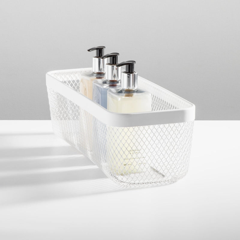 mDesign Steel Organizer, Matte White (25961)