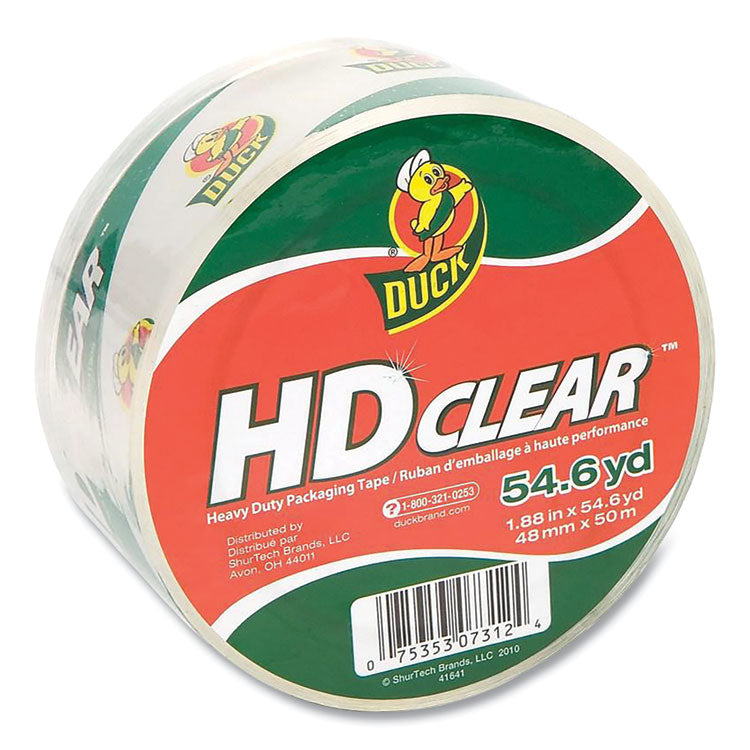 Heavy-Duty Carton Packaging Tape, 3" Core, 1.88" X 54.6 Yds, Clear