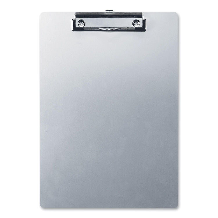 Aluminum Clipboard, Holds 8.5 x 11 Sheets, Silver