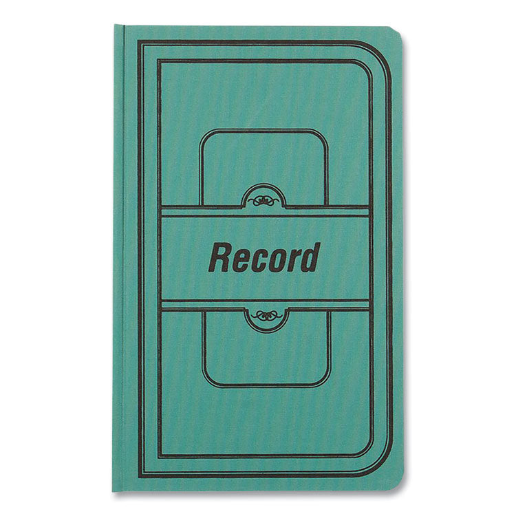 Tuff Series Record Book, Green Cover, 12 X 7.5 Sheets, 300 Sheets/book