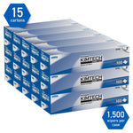 Kimtech Science Kimwipes Delicate Task Wipers, 11.22" x 12.3", White, 3-ply, 100 Sheets/Box, 15 Boxes/Carton (34743)
