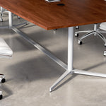Bush Business Furniture 72"W x 36"D Boat Shaped Conference Table, Hansen Cherry (99TBM72HCSVK)
