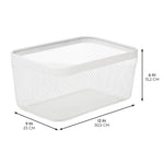 mDesign Steel Organizer, Matte White (25958)