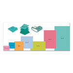 Original Pads in Beachside Cafe Collection Colors, 1.38" x 1.88", 100 Sheets/Pad, 12 Pads/Pack