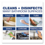 Disinfecting-Sanitizing Bathroom Cleaner, 32 oz Bottles, 8 Bottles and 2 Trigger Sprayers/Carton