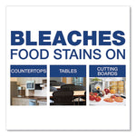 Cleaner with Bleach, Liquid, (3) 1 gal Bottle, (1) Empty Bottle, (1) Trigger Sprayer/Carton