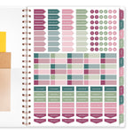 2025-2026 AT-A-GLANCE BADGE Floral 8.5" x 11" Academic Weekly & Monthly Planner, Plastic Cover, Multicolored (1734F-905A-26)