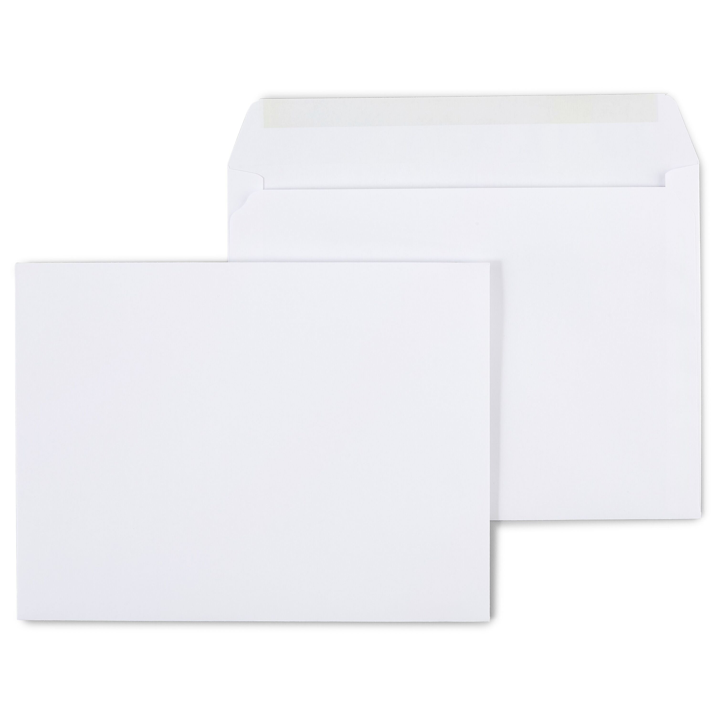 Staples Gummed Booklet Envelopes, 9" x 12", White, 100/Box (473009/19307)