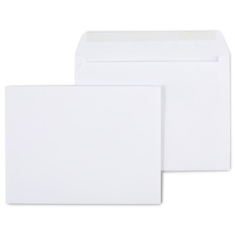 Staples Gummed Booklet Envelopes, 9" x 12", White, 100/Box (473009/19307)