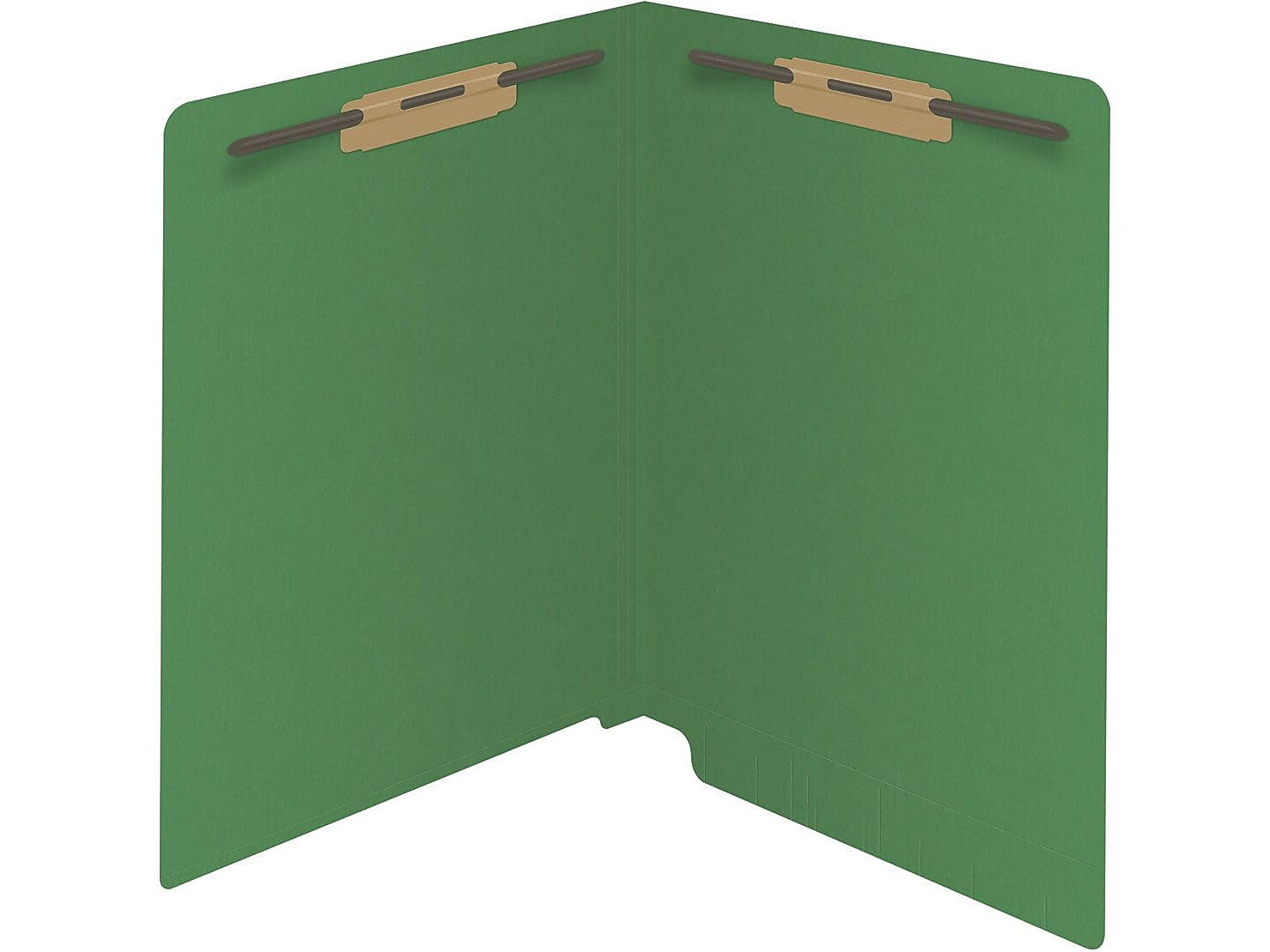Medical Arts Press Reinforced End Tab File Folder, Straight Cut, Letter-Size, Green, 50/Box (S-01602-GRN)