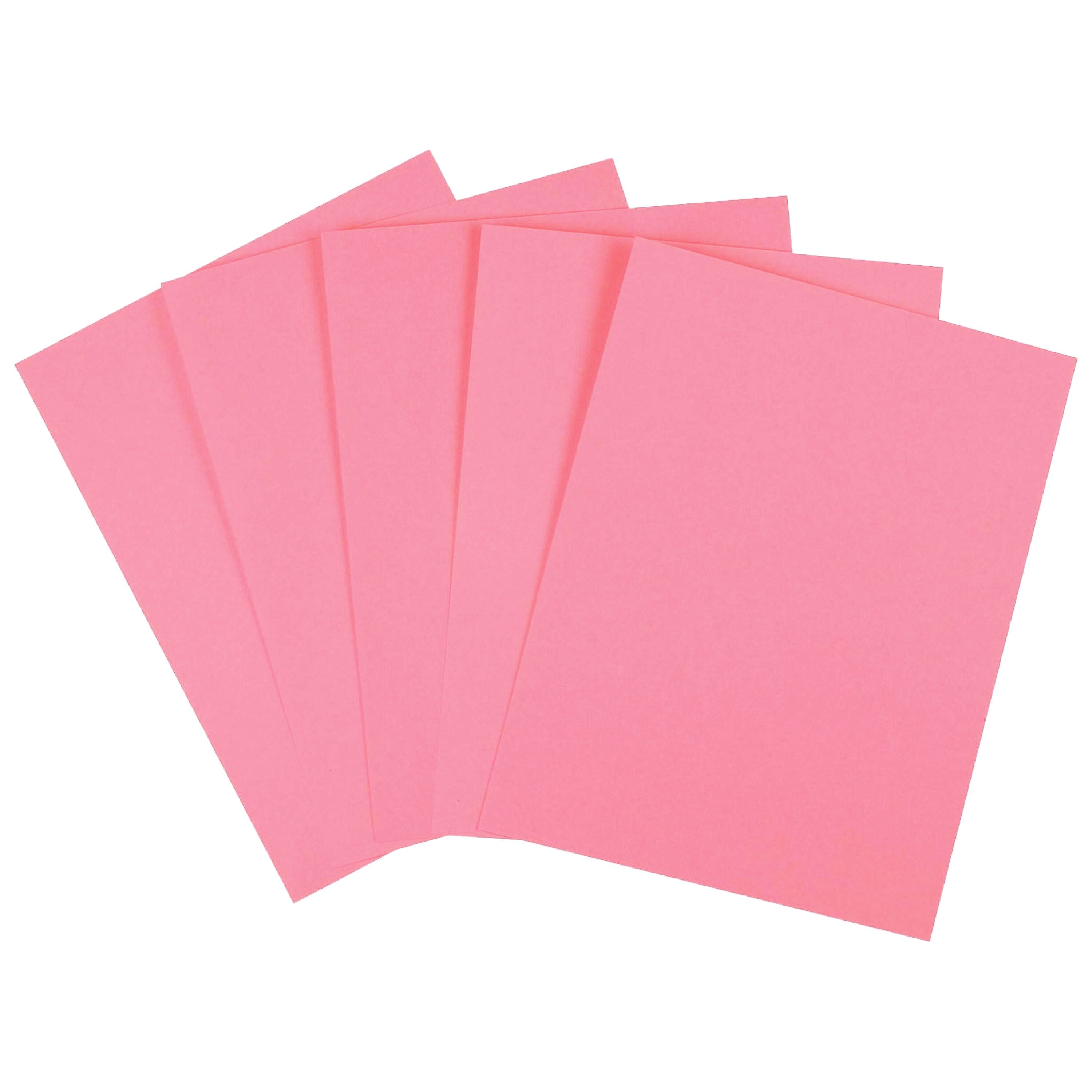 Staples Brights Multipurpose Colored Paper, 20 lbs., 8.5" x 11", Pink, 500/Ream (25207)