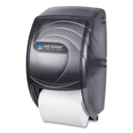 Duett Standard Bath Tissue Dispenser, Oceans, 7.5 x 7 x 12.75, Transparent Black Pearl