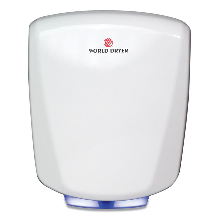 VERDEdri Hand Dryer, 120 V, 3.9 x 12.25 x 14.5, Aluminum, White