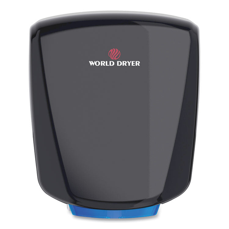 VERDEdri Hand Dryer, 120 V, 3.9 x 12.25 x 14.5, Aluminum, Black