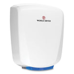 VERDEdri Hand Dryer, 120 V, 3.9 x 12.25 x 14.5, Aluminum, White