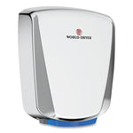 VERDEdri Hand Dryer, 120 V, 3.9 x 12.25 x 14.5, Stainless Steel, Polished