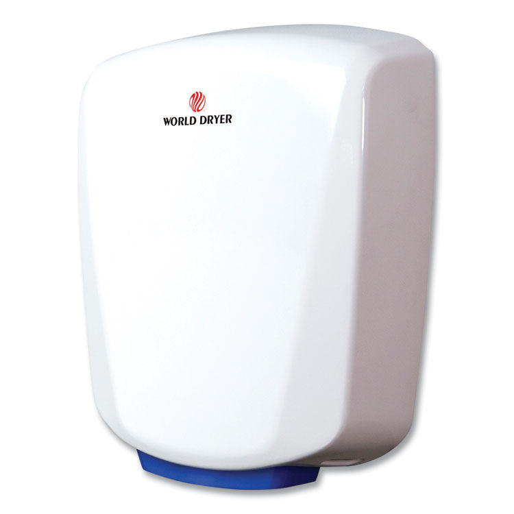 VERDEdri Hand Dryer, 120 V, 3.9 x 12.25 x 14.5, Aluminum, White