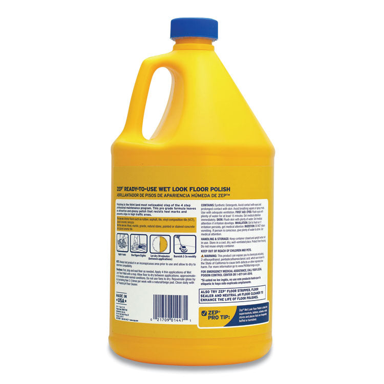 Wet Look Floor Polish, 1 Gal Bottle