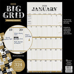 2026 TF Publishing Big Grid 12" x 12" Monthly Wall Calendar (26-1103)