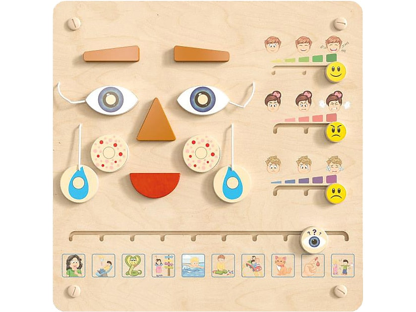 Flash Furniture Bright Beginnings Feelings and Moods STEAM Wall Activity Board (MK-ME15273-GG)