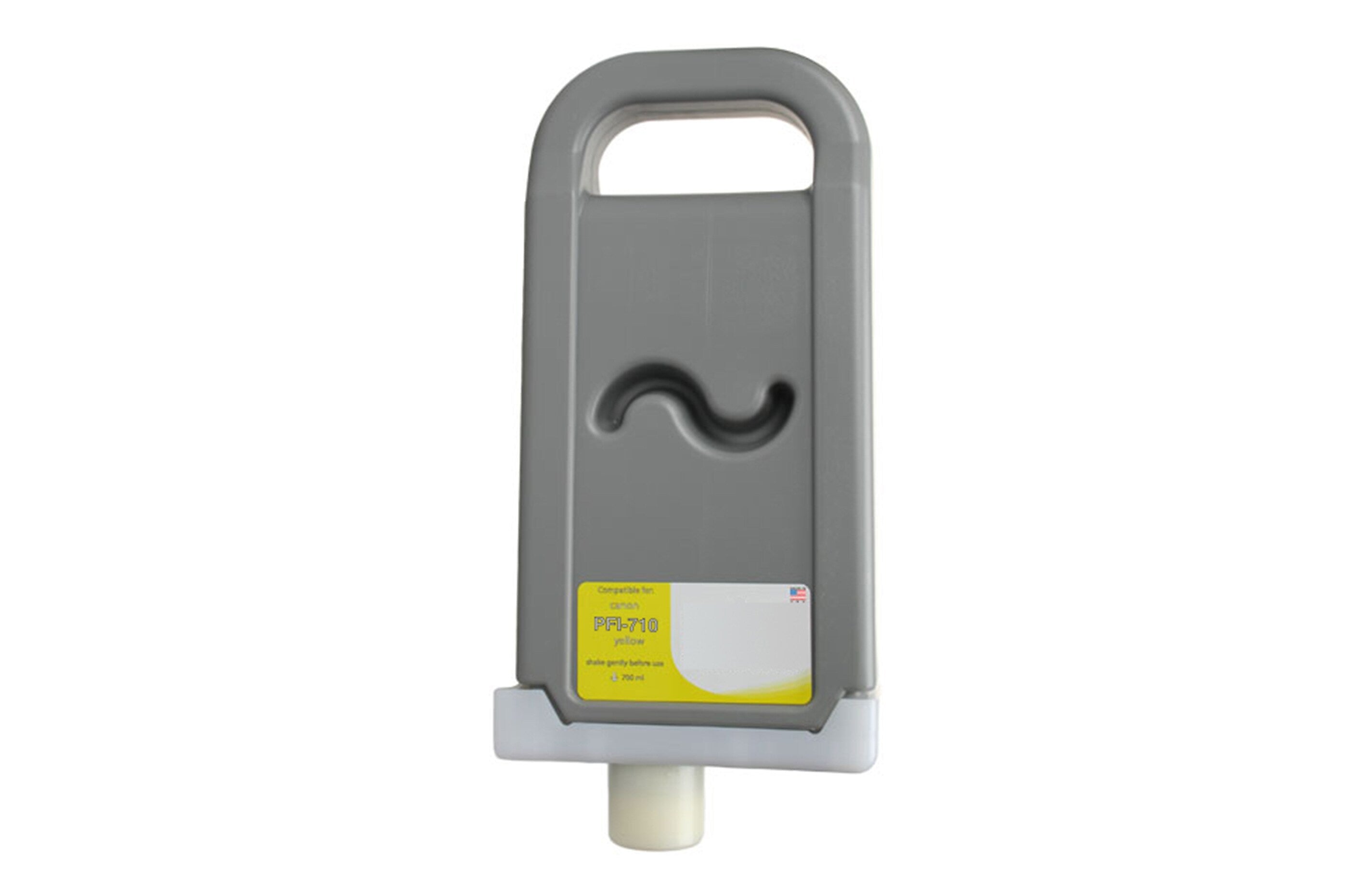 CIG Compatible Yellow Standard Yield Wide Format Inkjet Cartridge Replacement for Canon PFI-710 (WCPFI710Y)