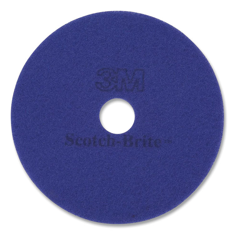 Diamond Floor Pads, 24" Diameter, Purple, 5/carton