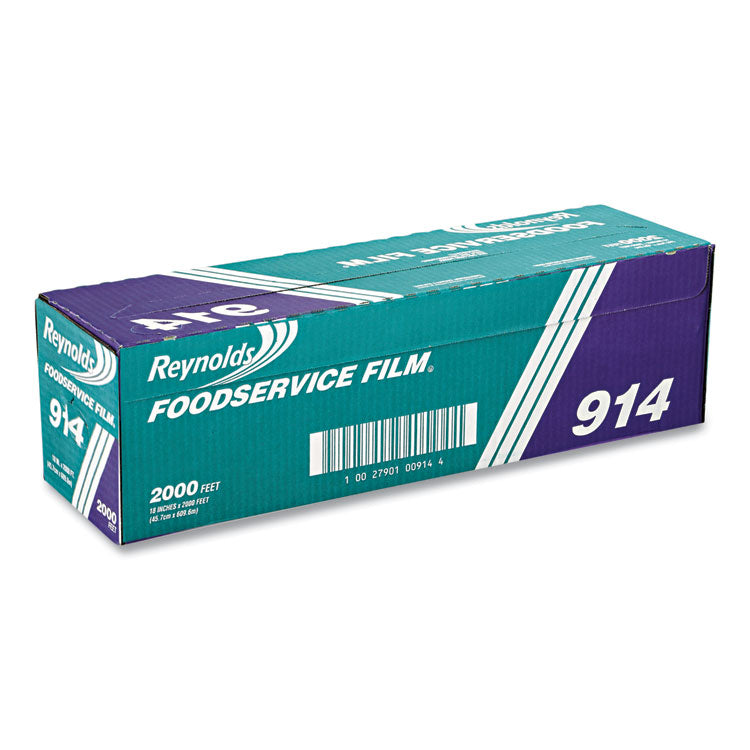 PVC Film Roll with Cutter Box, 18" x 2,000 ft