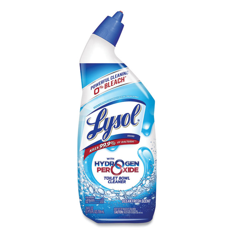 Toilet Bowl Cleaner With Hydrogen Peroxide, Ocean Fresh, 24 Oz, 2/pack