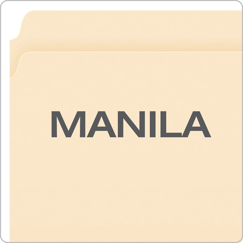Pendaflex Recycled Heavy Duty File Folder, Straight Cut, Letter Size, Manila, 100/Box (R752)