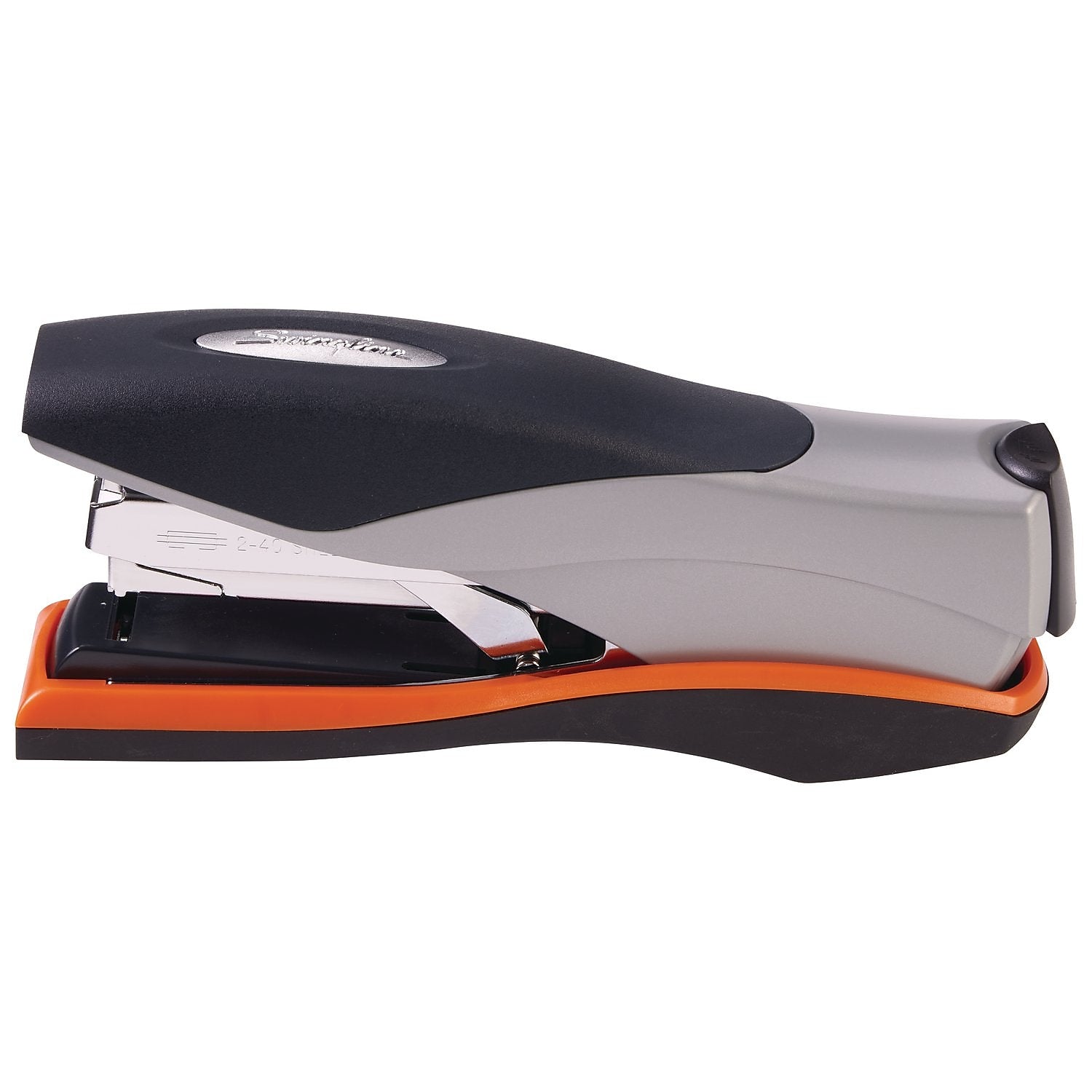 Swingline Optima 40 Reduced Effort Desk Stapler, 40-Sheet Capacity, Silver/Black (87845)