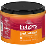 Folgers Breakfast Blend Ground Coffee, Light Roast, 22.6 oz., Each (SMU30440)