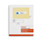 Staples Laser/Inkjet Address Labels, 1" x 4", White, 20 Labels/Sheet, 100 Sheets/Pack, 2000 Labels/Box (ST18058-CC)