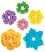 Carson Dellosa Creatively Inspired Paper Flower 3D Decorations, 6/Pack (107010)