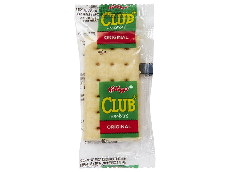 Kellogg's Club Original Crackers, 0.25 oz., 500 Packs/Box, 500/Pack ( 033451 )