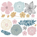York Wallcoverings Perennial Blooms Giant Contemporary Decals, Botanical (RMK4643GM)