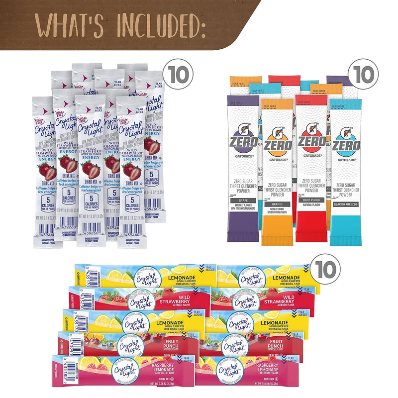 Snack Box Pros Drink Mixes Box, 50/Box (700-00165)