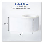 Avery Multipurpose Thermal Labels, 2 5/16" x 4", 300/Roll, 1 Roll/Box