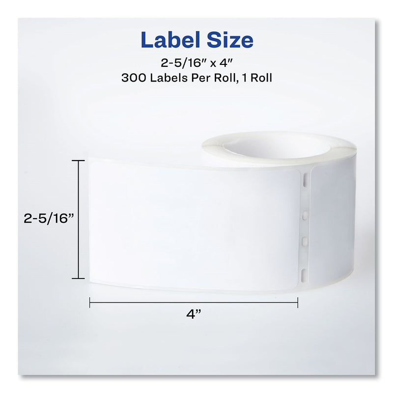 Avery Multipurpose Thermal Labels, 2 5/16" x 4", 300/Roll, 1 Roll/Box