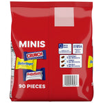 Butterfinger, CRUNCH, and Baby Ruth Assorted Minis Candy Bars, 32.4oz (FEU71526)