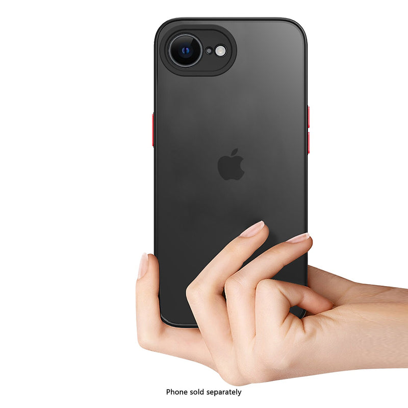 SaharaCase Venture Series Phone Case for iPhone 16e, Shock Absorbing, Scorpion Black (CP00804)