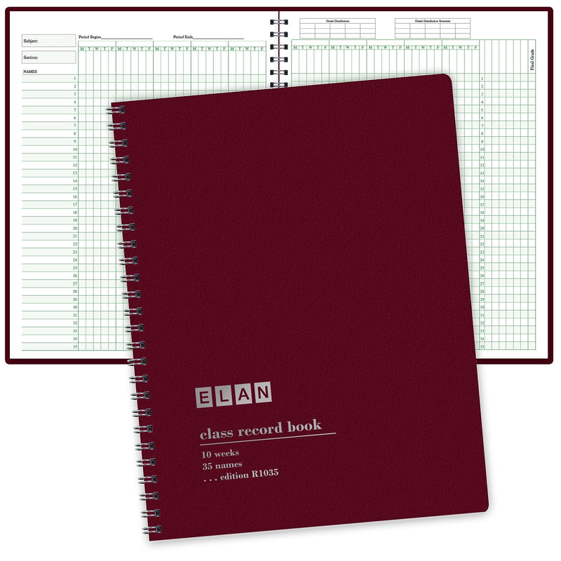 ELAN Undated Record Book, 8.5" x 11", 50/Pack (R1035-CP)